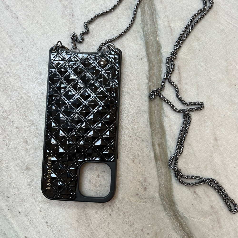 - Bandolier black phone case for iPhone 12 Pro Max